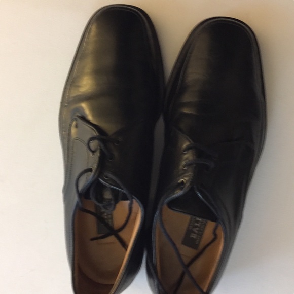 BALLY mens black dress shoes sz 6 1/2 eu 7 1/2 us - Picture 6 of 8